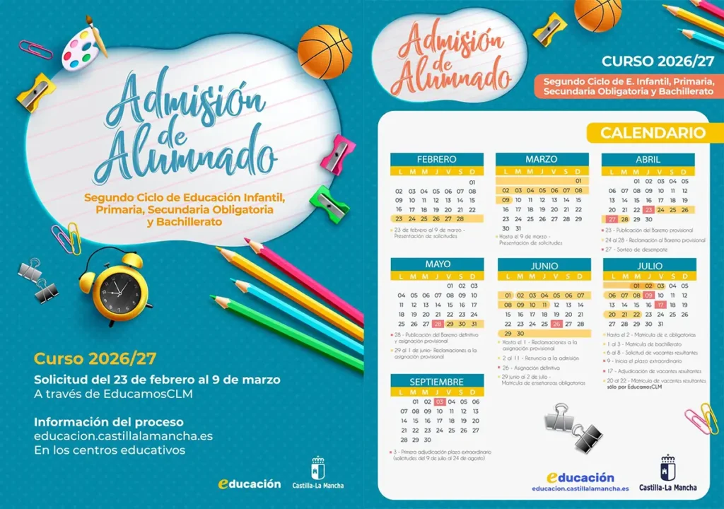 Admisión de Alumnado 2026 - 27